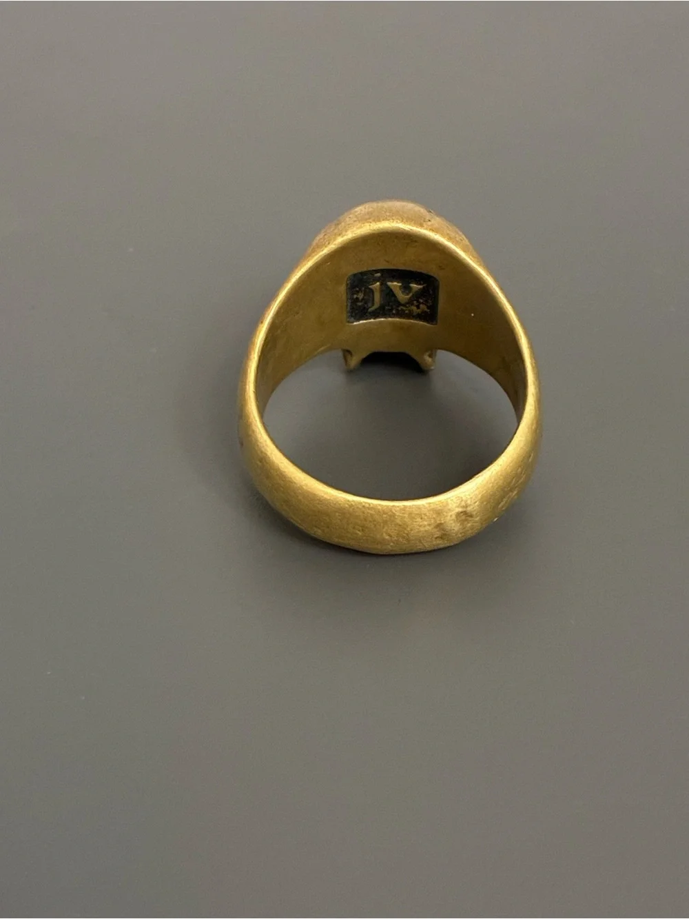 $398 Brand New John Varvatos Artisan Brass Skull Ring Size 11